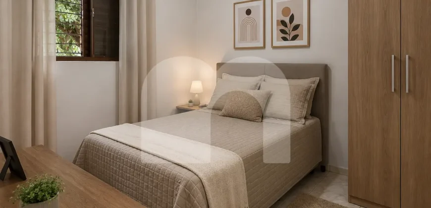 Casa para Alugar com 1 Quarto e Garagem para Moto